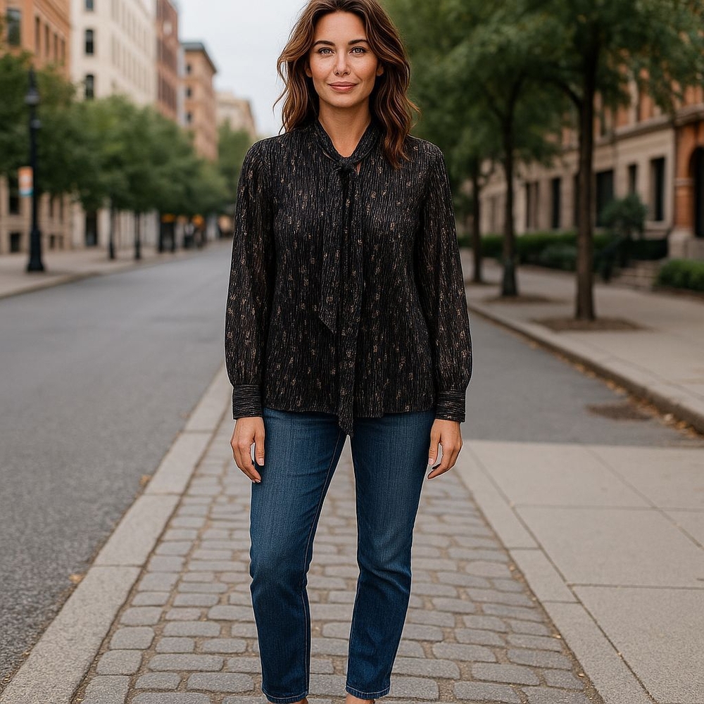 CABLE & GAUGE BLOUSE